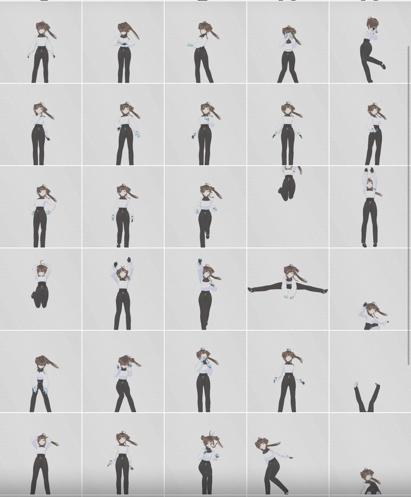 無料3dモデルvrm計画　宇野ちゃん