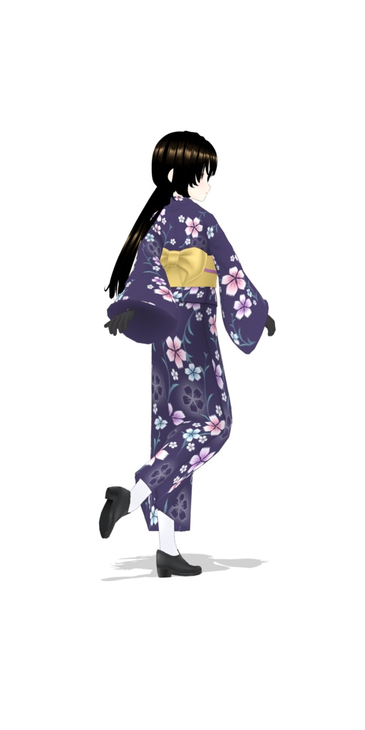 【VRoid Studio対応】3Dモデル本体|ホワイト&ブラックシルエット2体セット付き|即使用可|¥5,000