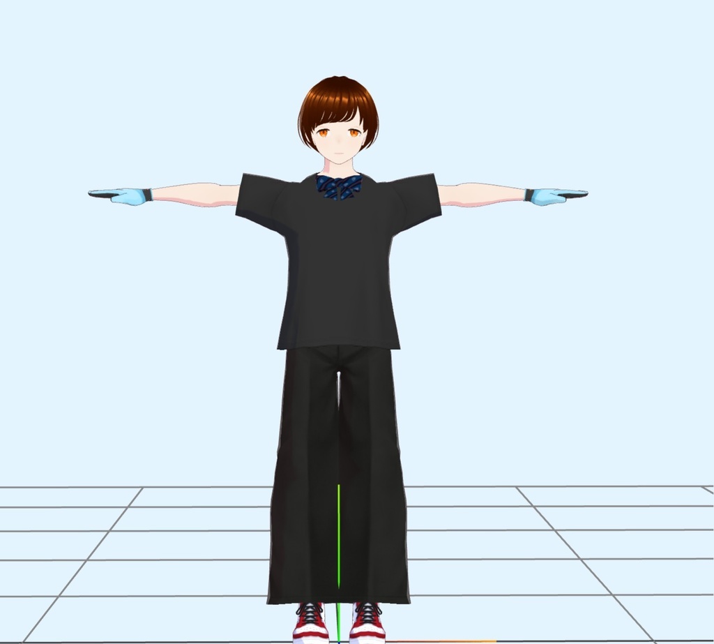 無料3Dモデル企画 オリジナル3Dモデル［泉淳也］