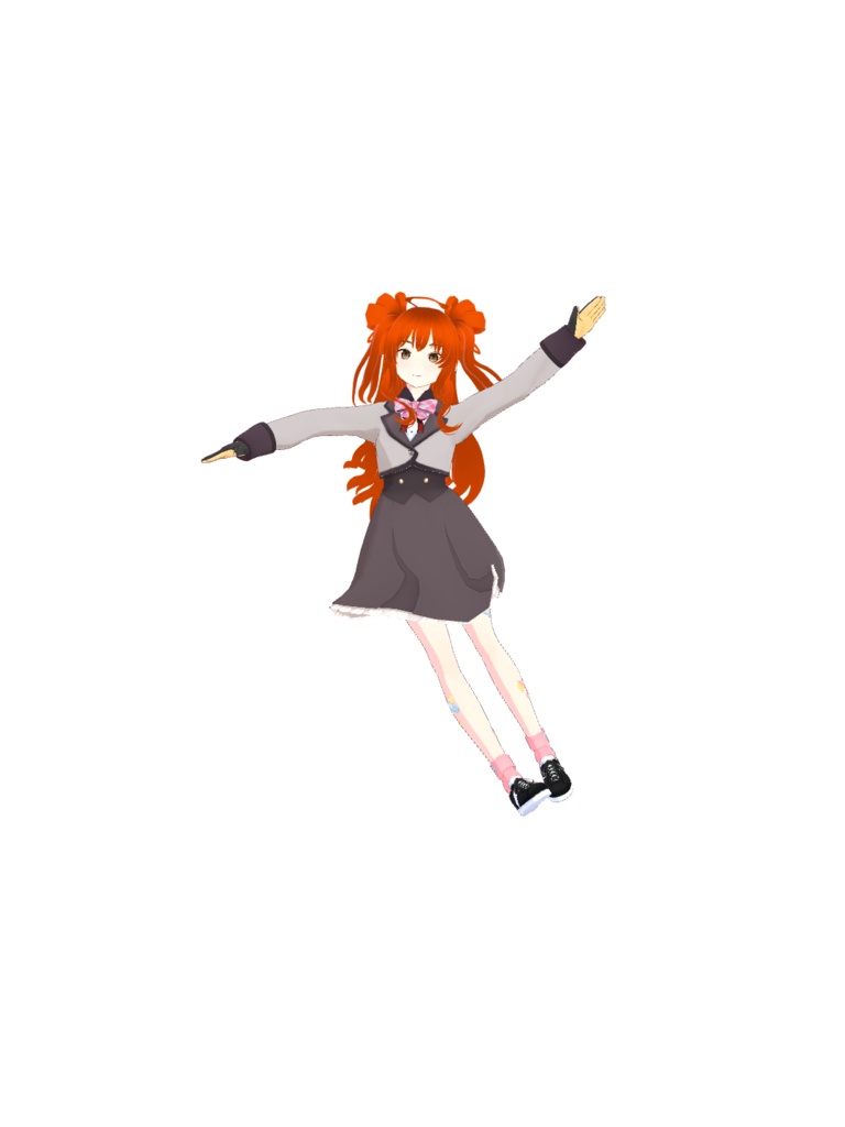 オリジナル3dモデル山裾愛菜vrm