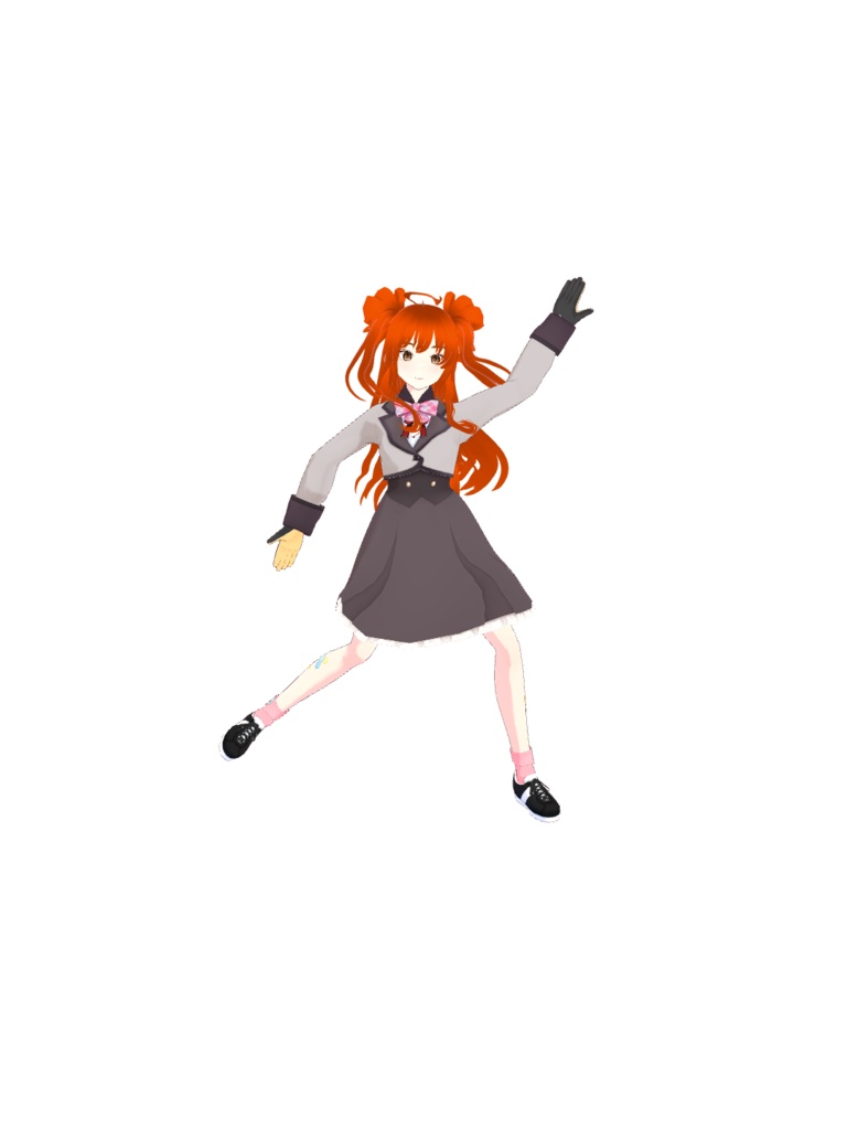 オリジナル3dモデル山裾愛菜vrm