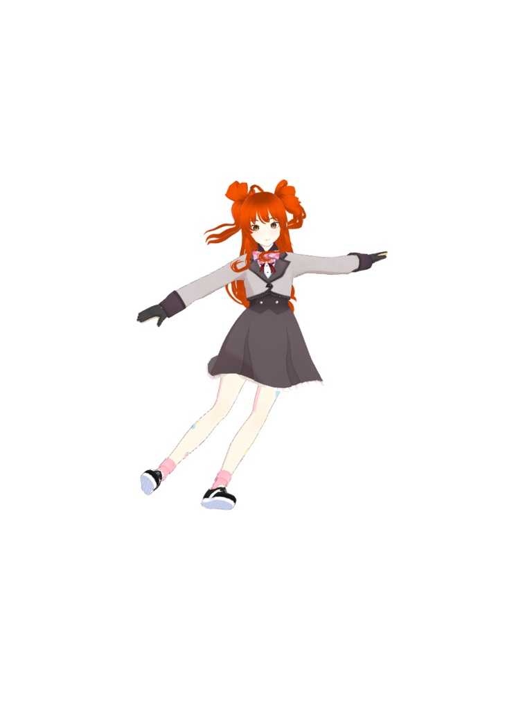 オリジナル3dモデル山裾愛菜vrm