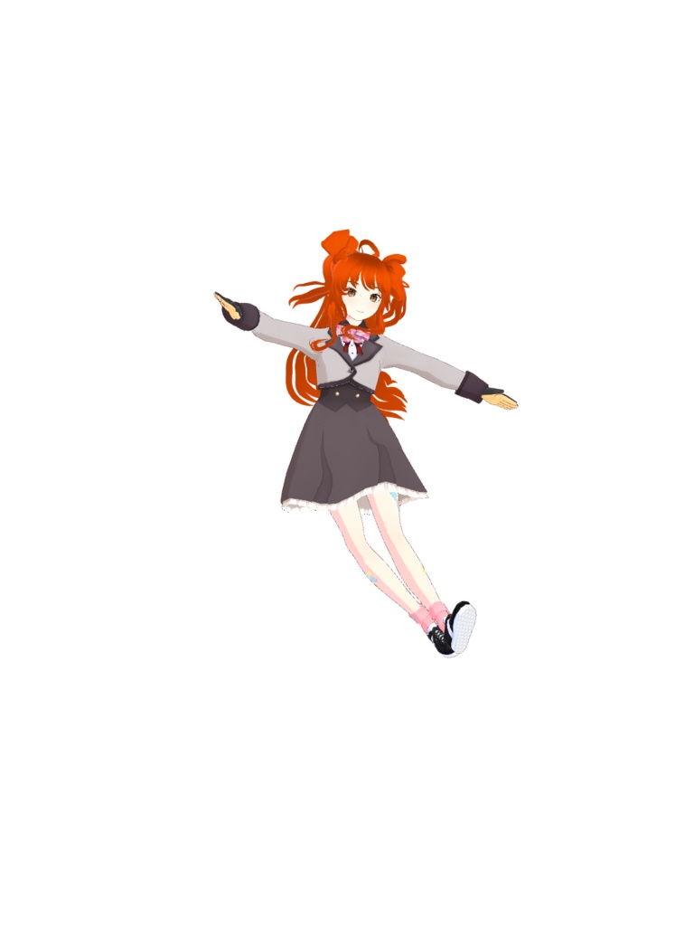 オリジナル3dモデル山裾愛菜vrm