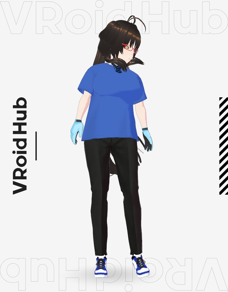『オリジナル3dモデル』浦川真美(うらかわまみ)vroidstudio