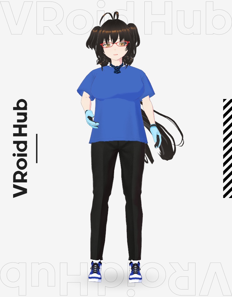 『オリジナル3dモデル』浦川真美(うらかわまみ)vroidstudio - 3dモデルキャラクター販売ショップ - 2/2