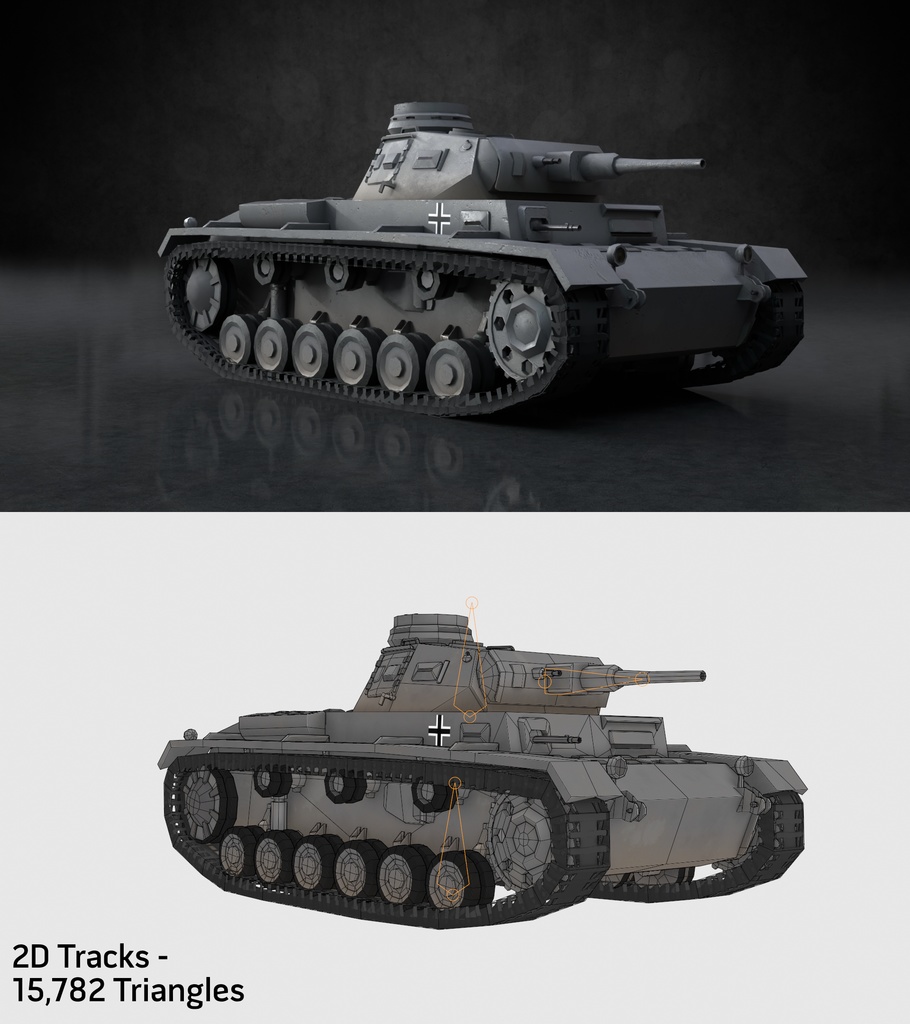 WW2 Panzer III Tank