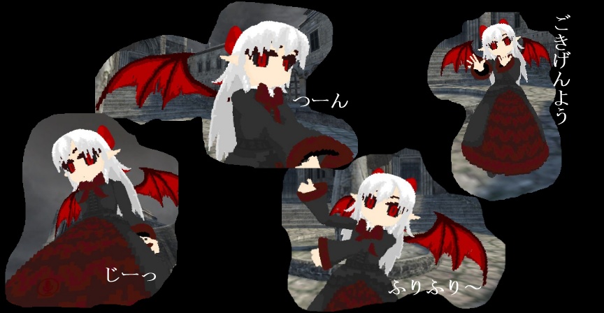 【ボクセルモデル】魔界嬢メロロッテ