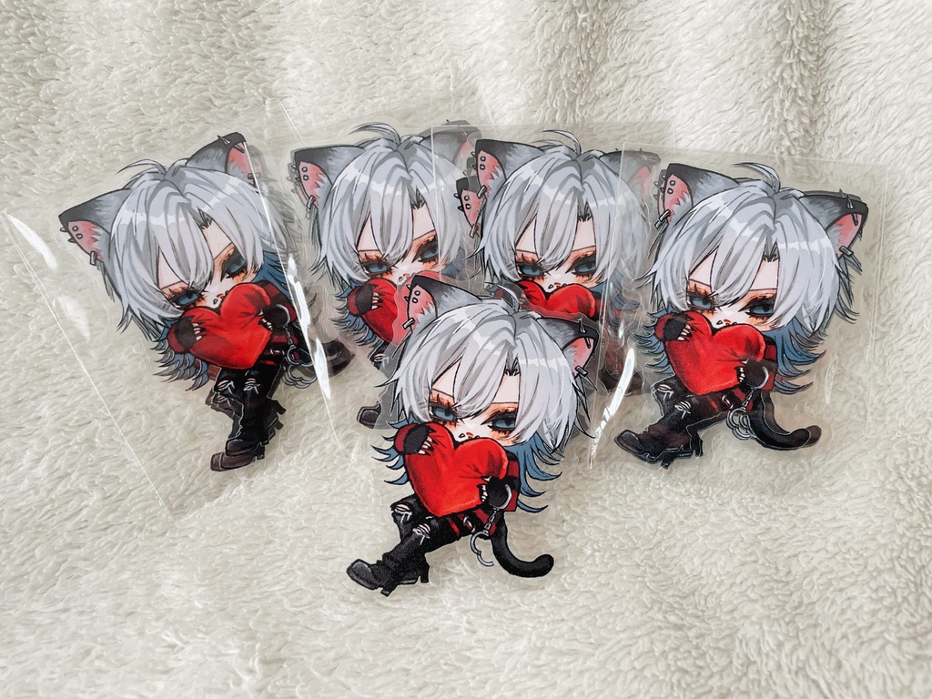 【ステッカー】束縛代理くん(猫Ver)