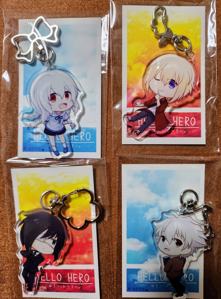 HELLOHERO NPCアクリルキーホルダー
