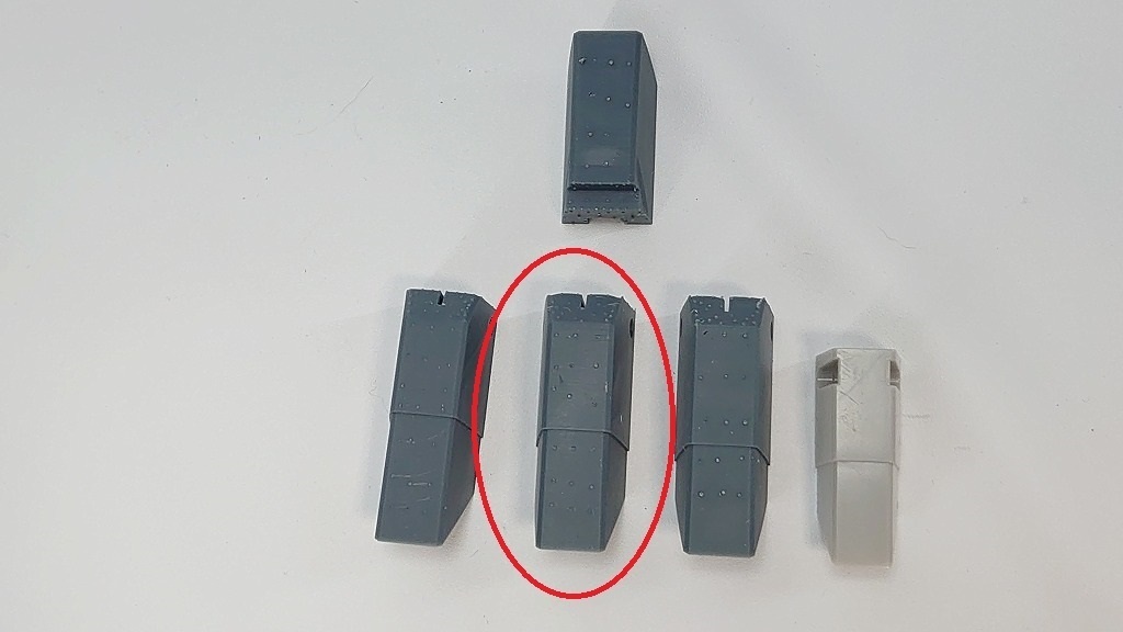 ハセガワ 1/72 VF-1 アーマードバルキリーバトロイド足クビパーツ(試作2回目バージョン)