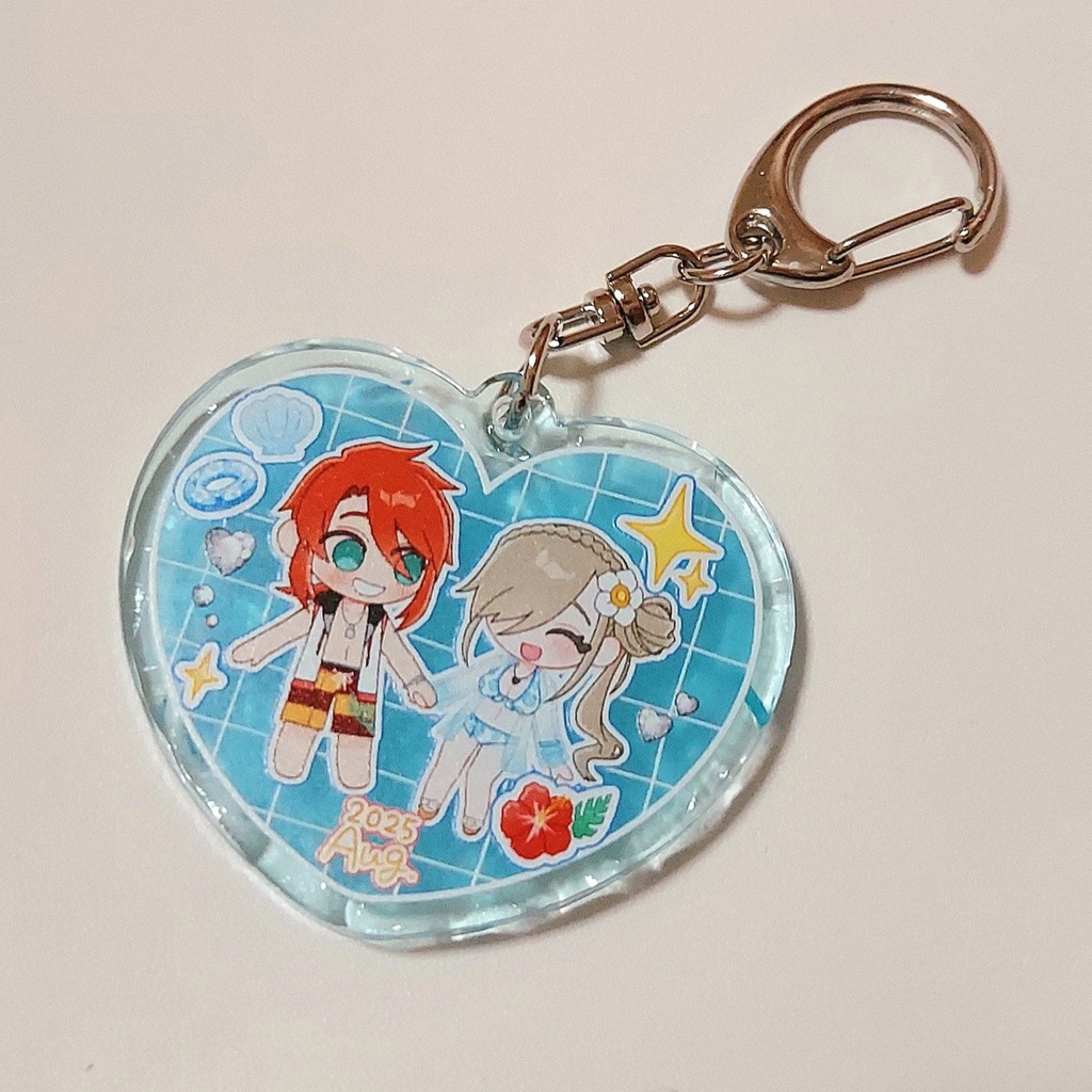 水面アクリルキーホルダー