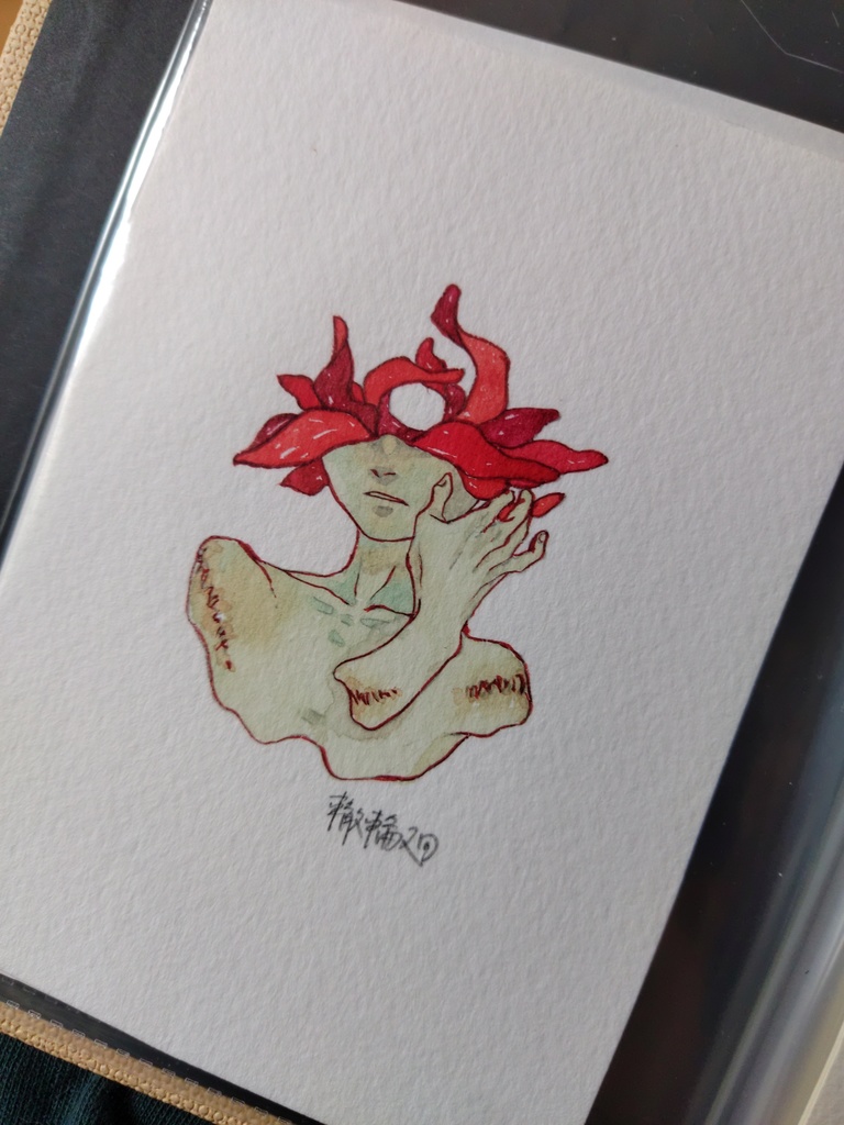 透明水彩原画