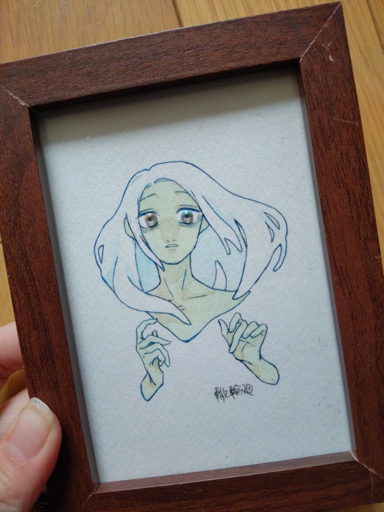 透明水彩原画 宝石眼
