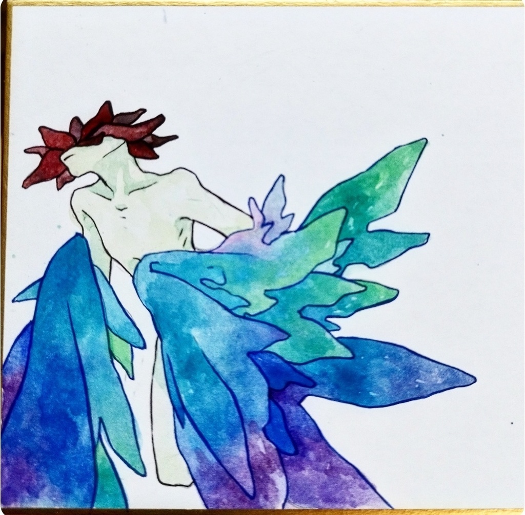 空の者 色紙