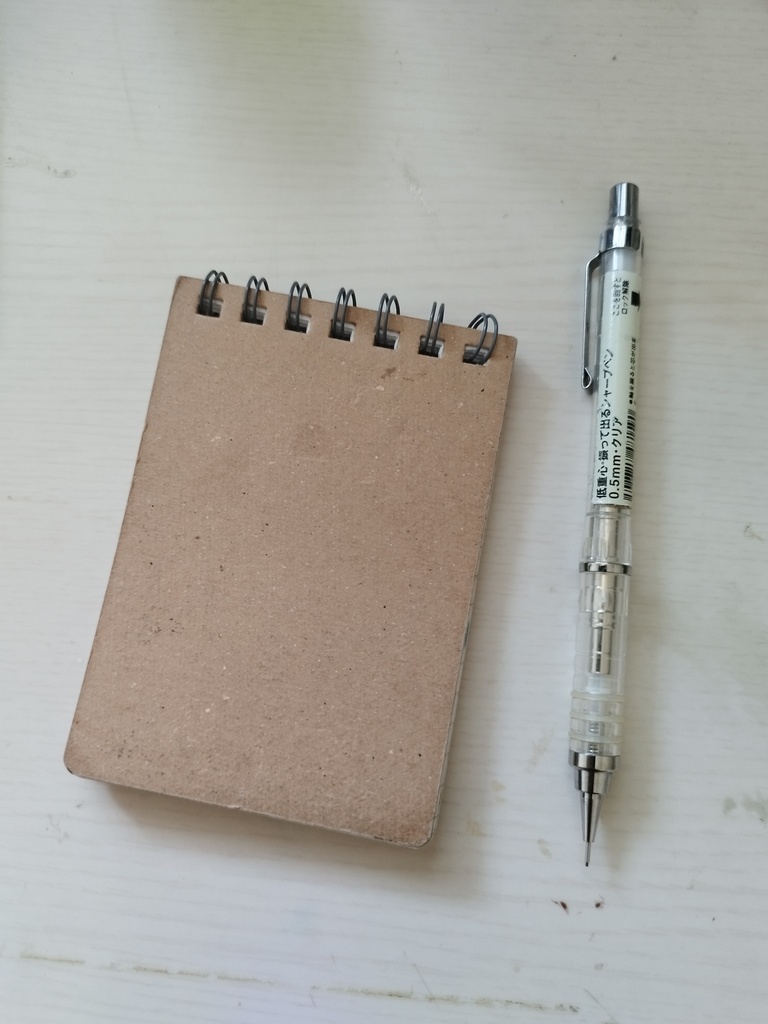 ボールペンイラストのみ ミニメモ帳