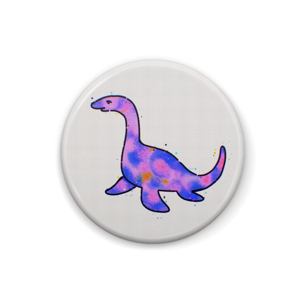 病気グリッチ毒ノイズ恐竜バッジ