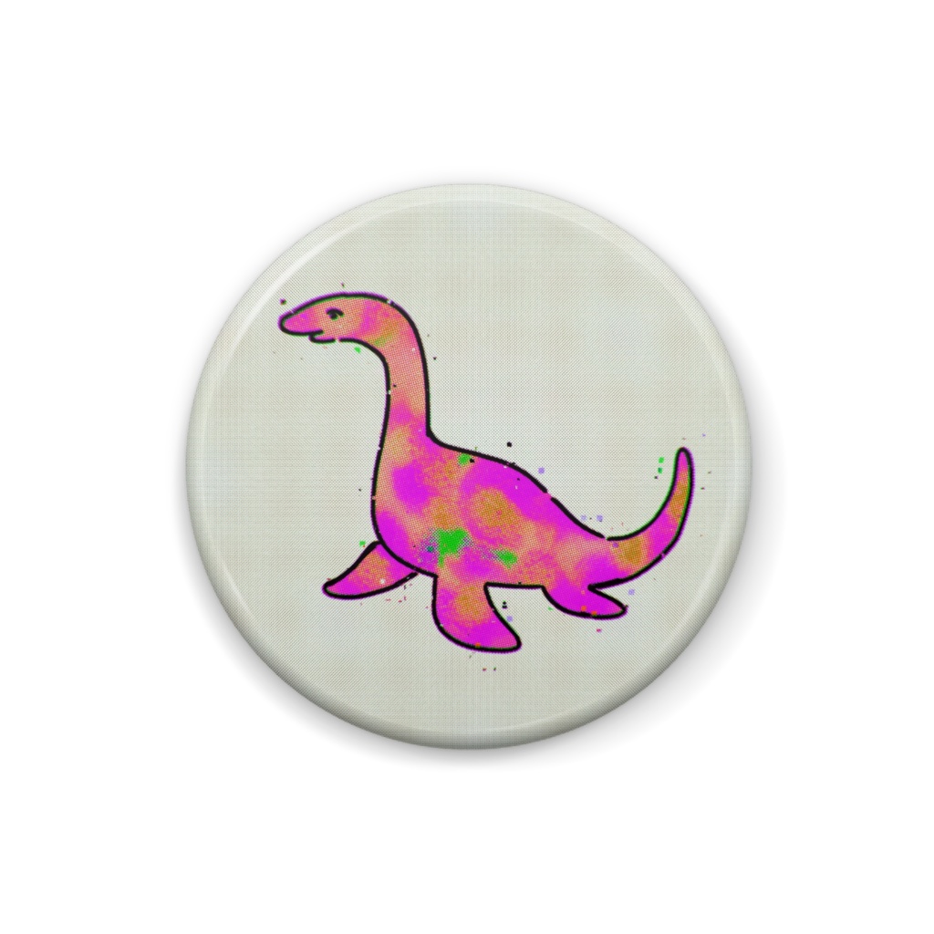 病気グリッチ毒ノイズ恐竜バッジ