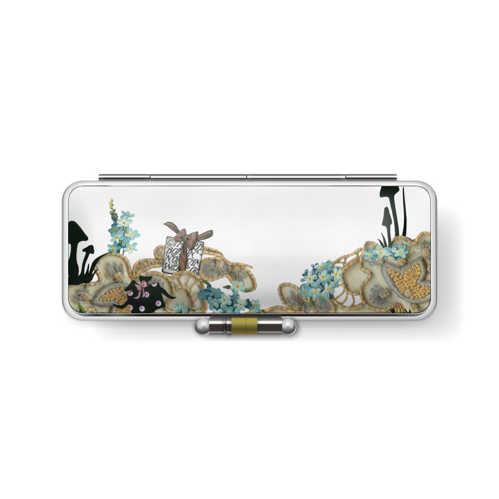 印鑑ケース*リボンのうさぎ