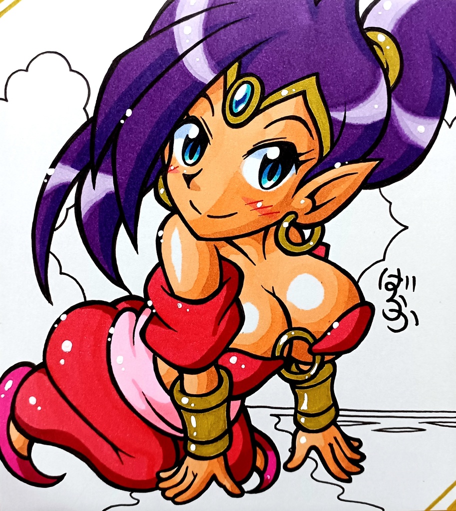 【今週ミニ色紙買えていない人限定】ミニ色紙「アラビアンなお姉さん」