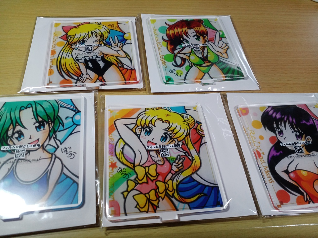 アクリルスタンド5個セット「戦士の休息」