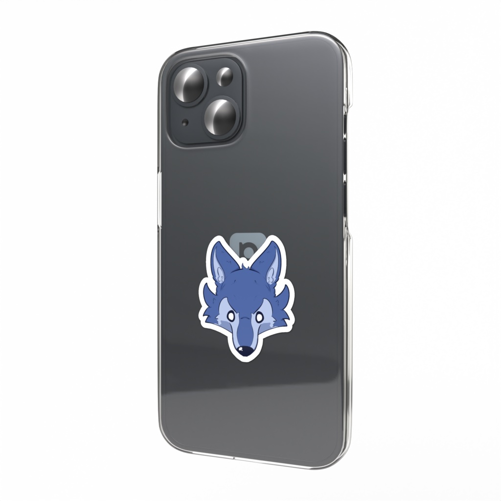 おおかみ スマホステッカー