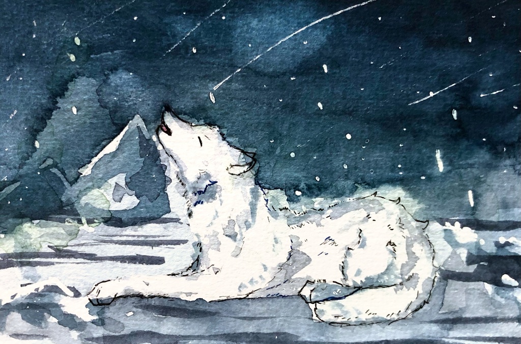 ホッキョクオオカミ パスケース