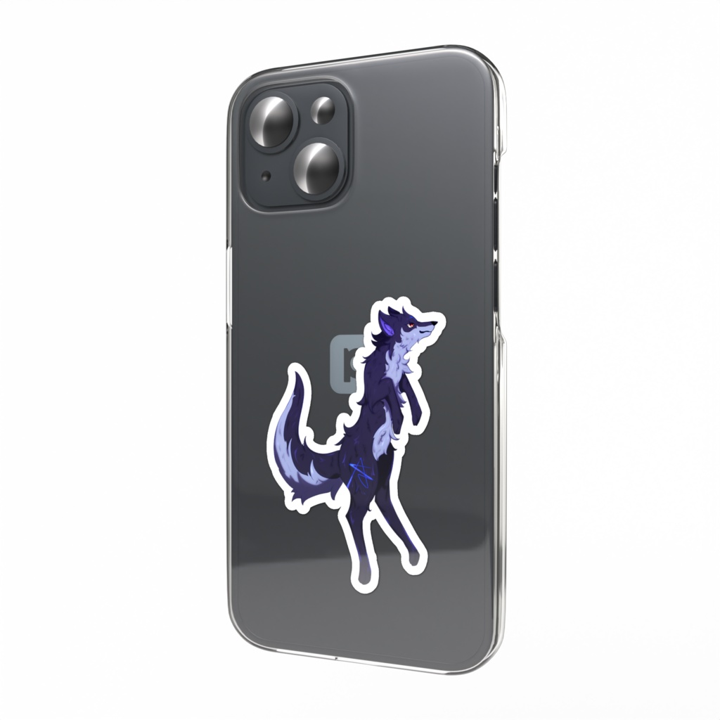 夜影 スマホステッカー