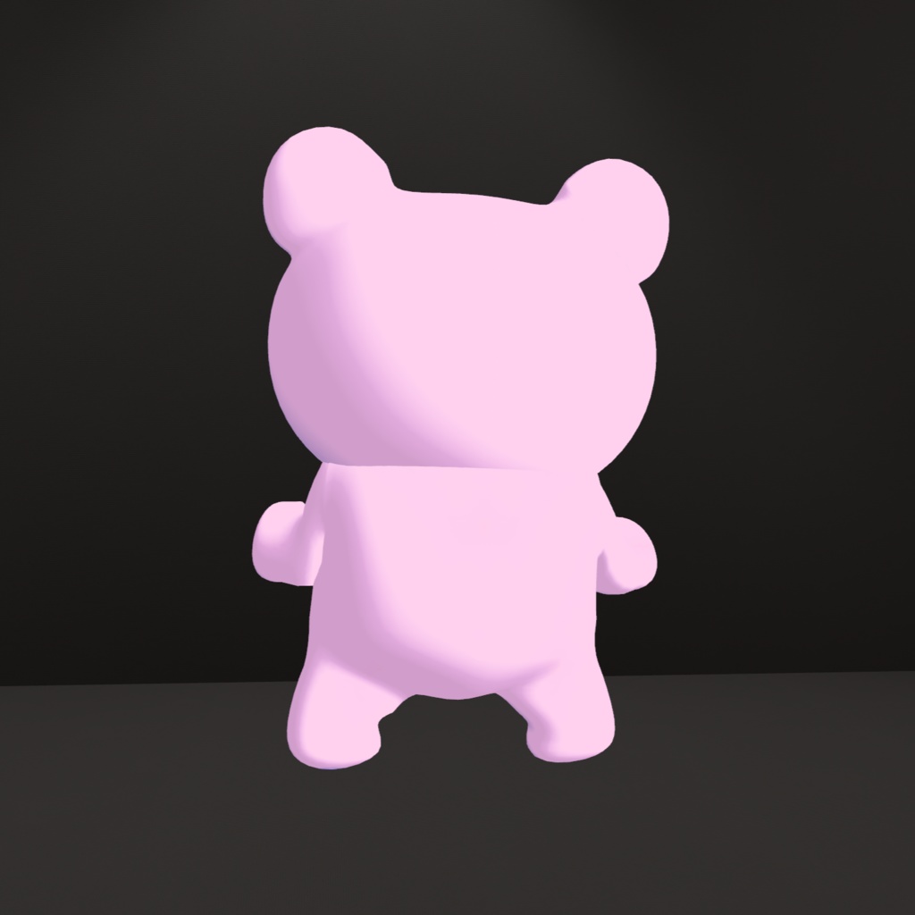 【FREE🐻無料】ピンクのくま【VRChat向けアバター】