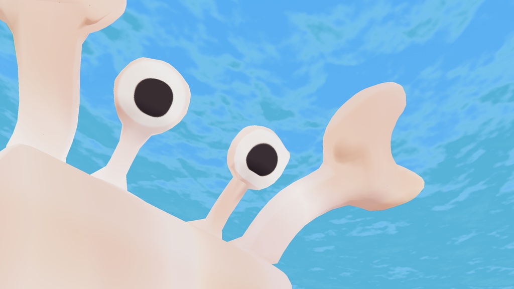 喋ると泡をふく!かに【VRChat向けアバター】