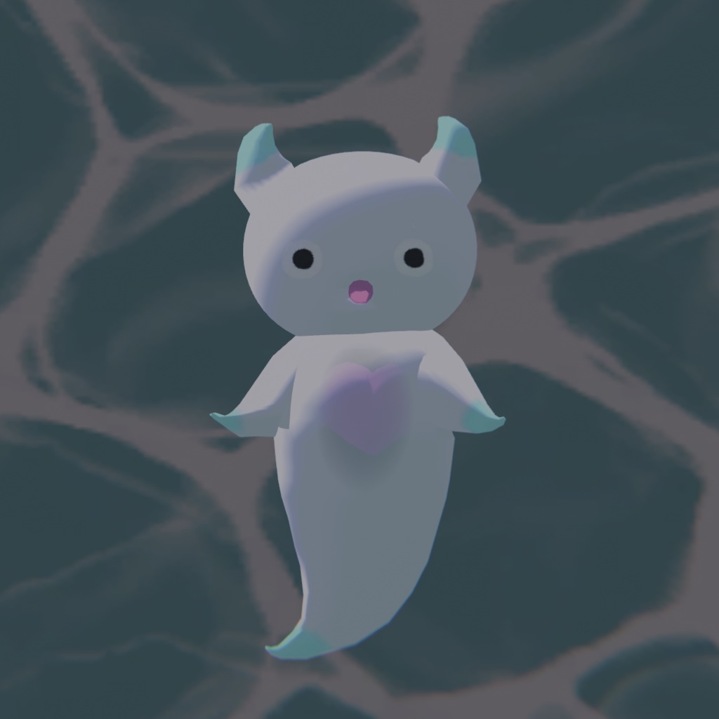 取れる!伸びる!おばけのクリオネ【VRChat向けアバター】