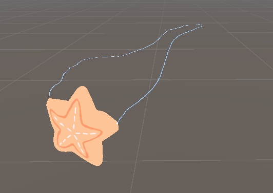 ヒトデのポシェット【VRChat 2アバター対応】