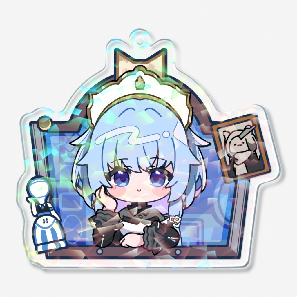 瀬奈みこと　窓　ホログラムアクリルキーホルダー