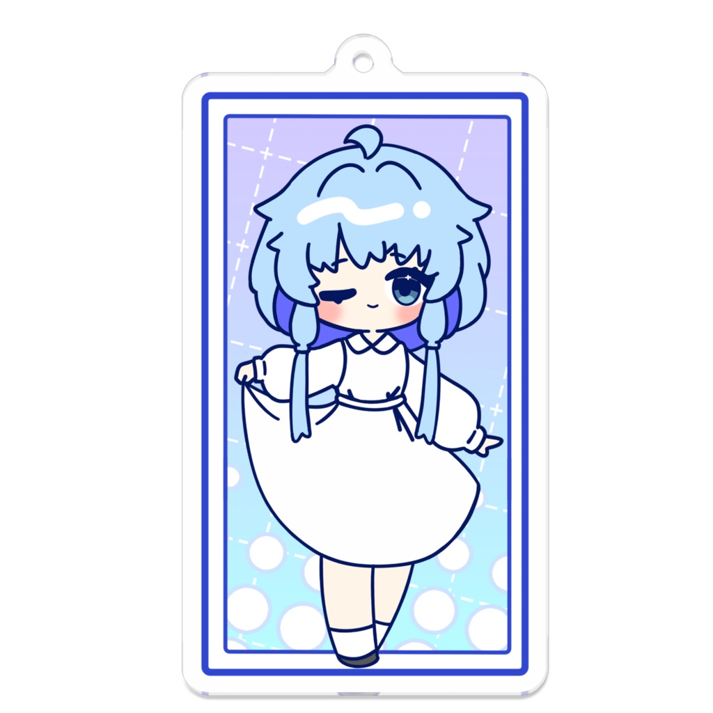 瀬奈みこと　透明お着替えキーホルダー