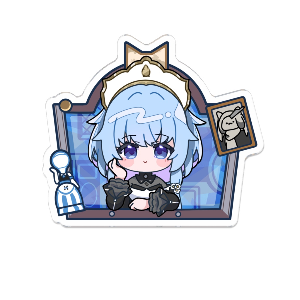 瀬奈みこと　窓　アクリルバッジ