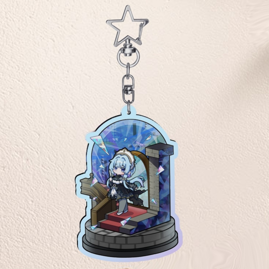 瀬奈みこと(ヴィネット風) アクリルキーホルダー