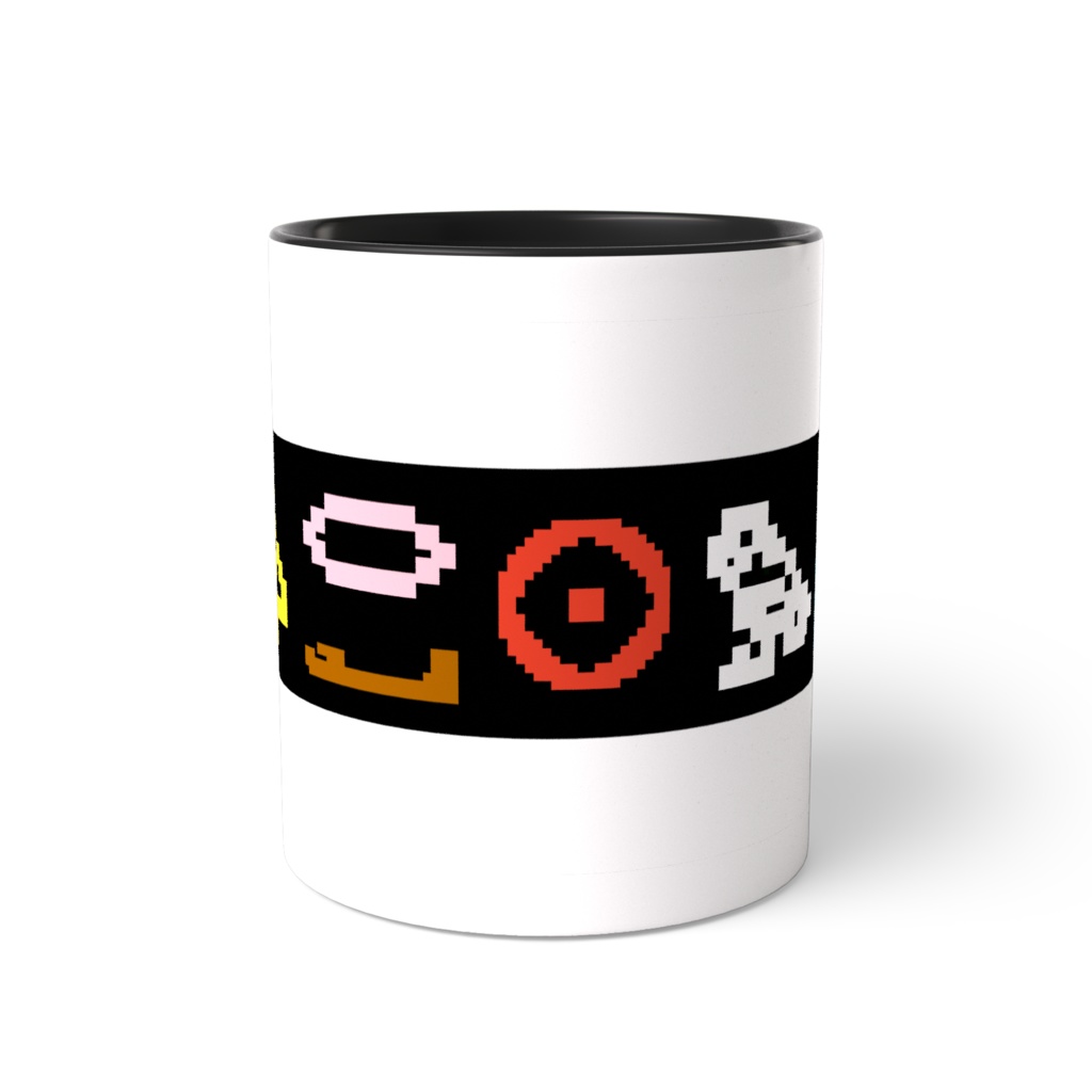 ドット絵ヒエログリフツートンマグ(ツートンマグ用カラー)