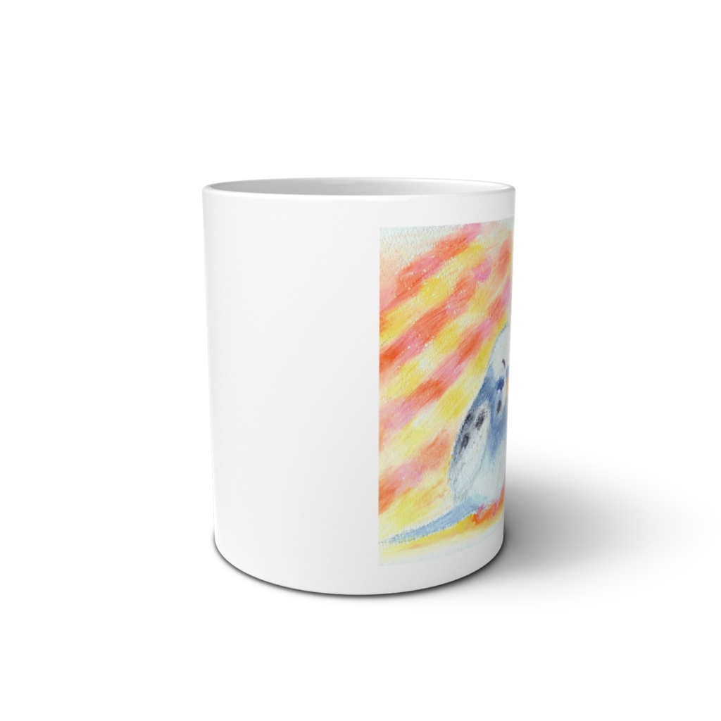 もふもふインコ仲良しマグカップ