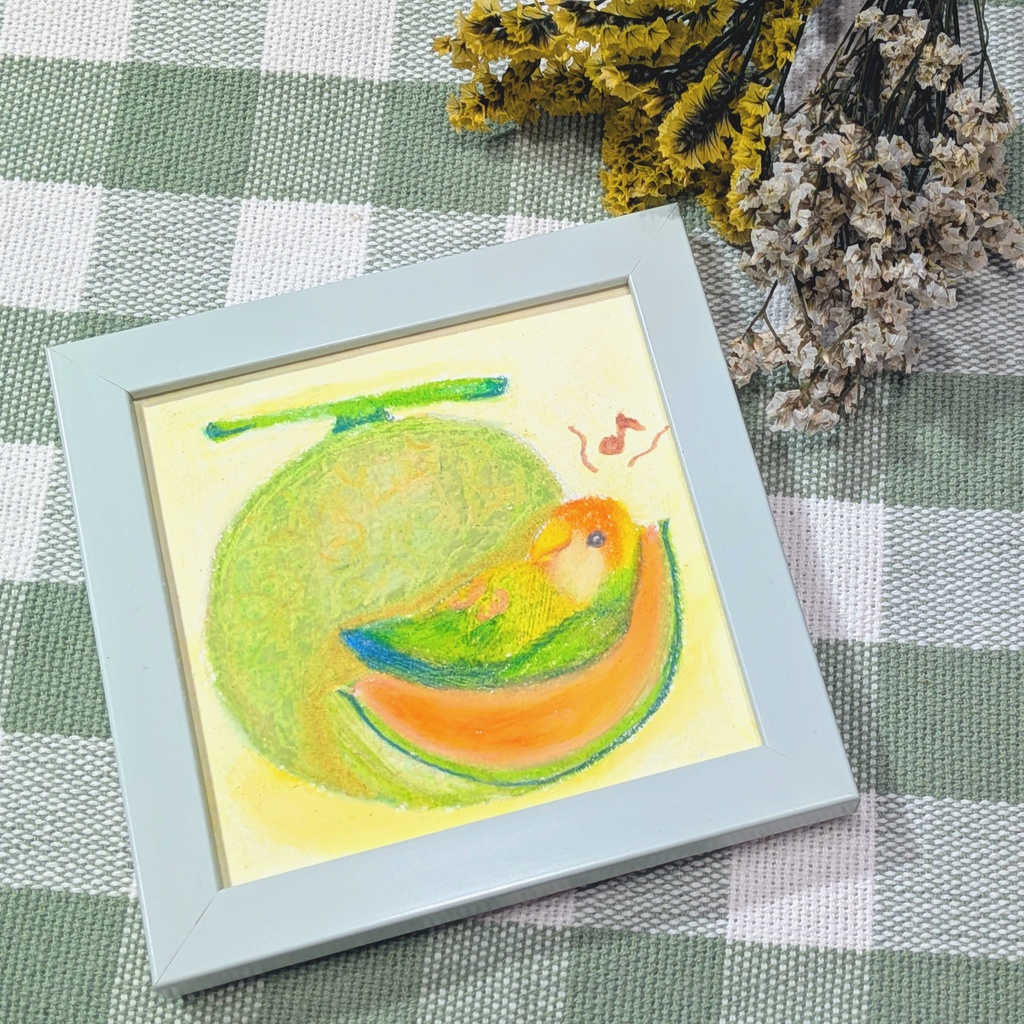 【1点物につき早いもの勝ち！】まったりコザクラインコイラスト