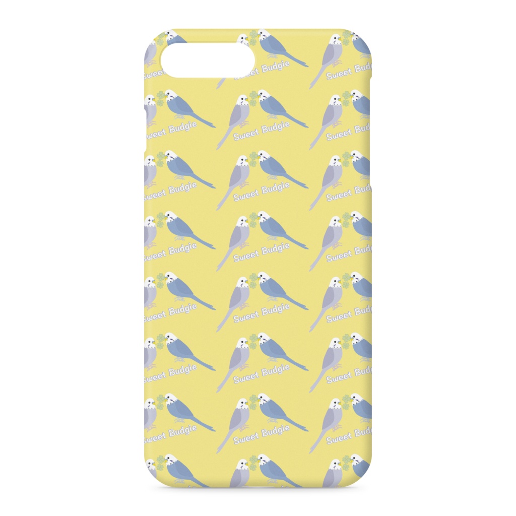 iPhoneケース Sweet Budgie（カスタード）