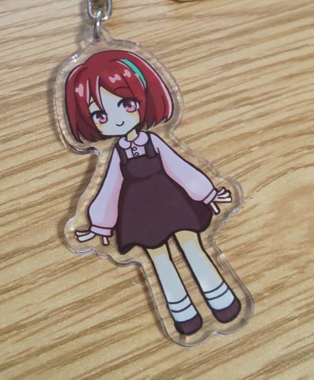 此方デコSD絵アクリルキーホルダー