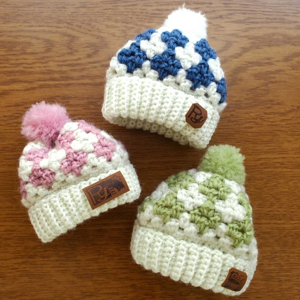 🌼はな柄のニット帽🌼L