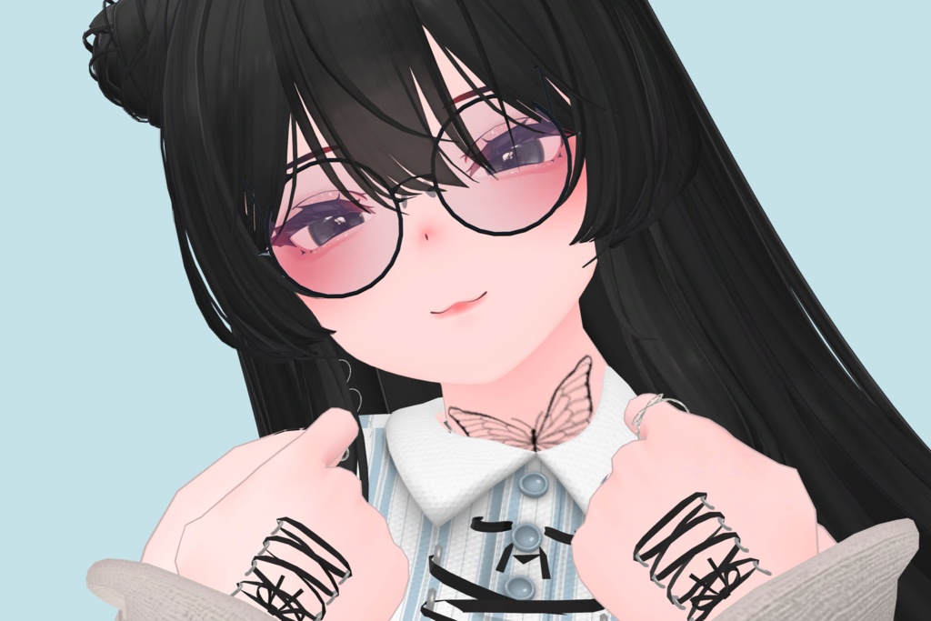 くろなつ 涙袋メイクテクスチャ