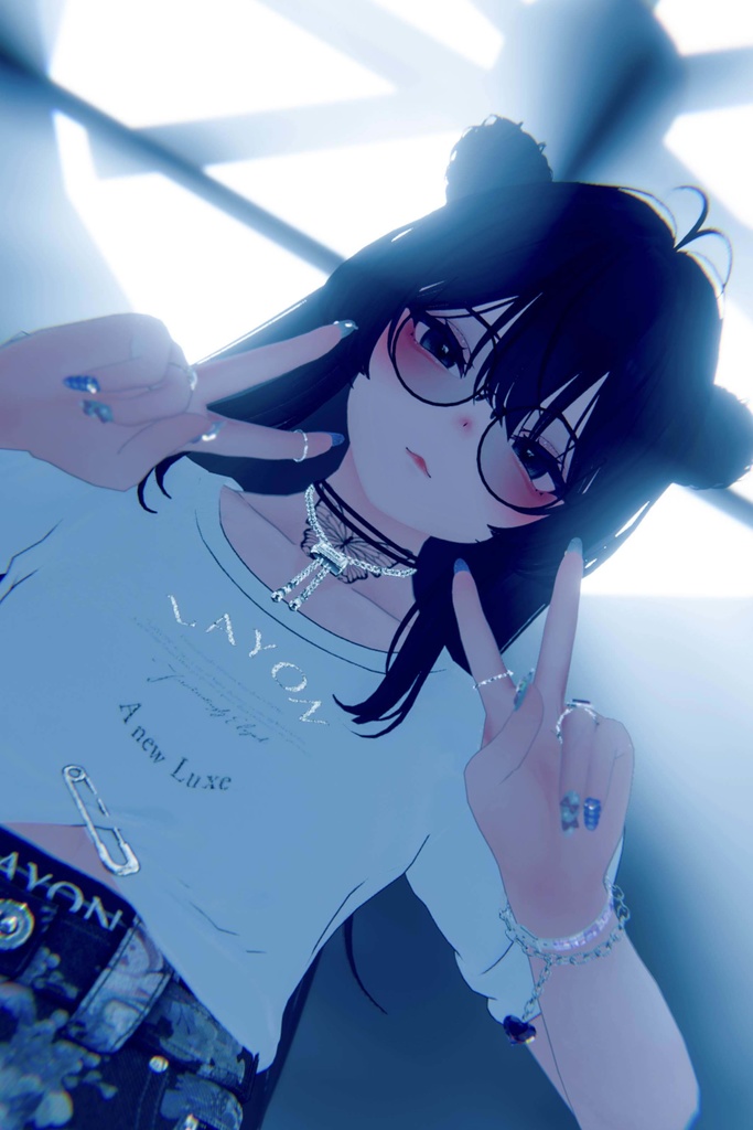 くろなつ 涙袋メイクテクスチャ