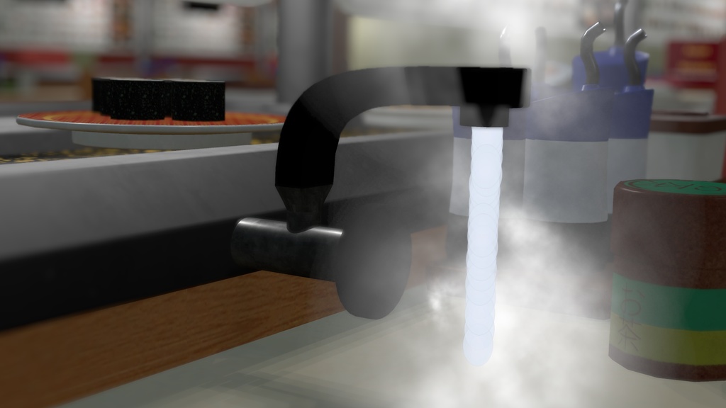 寿司屋の手洗い場【蛇口】