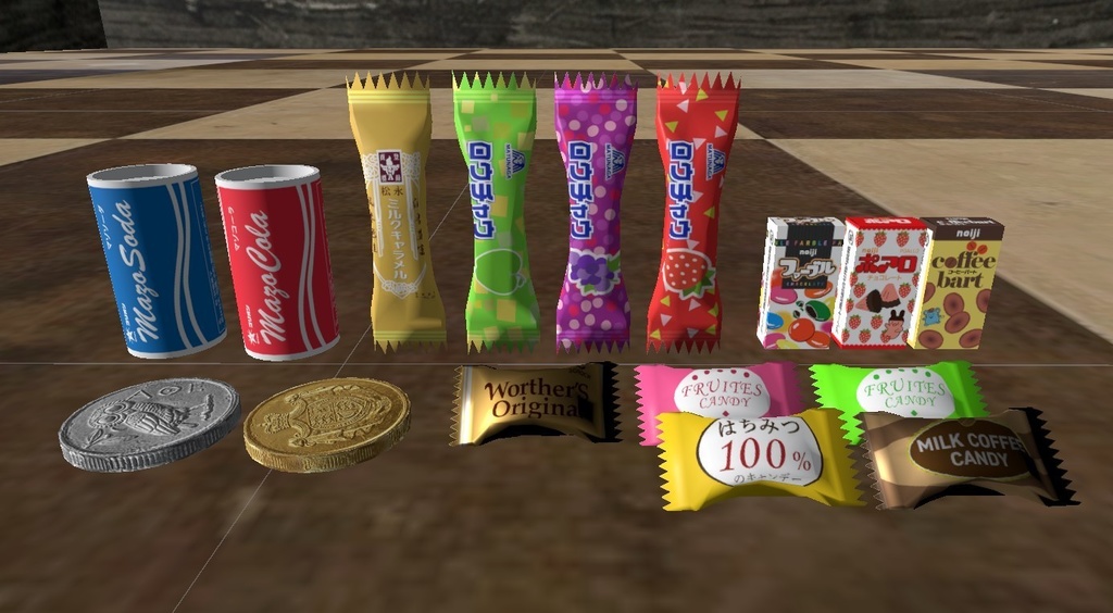 【UdonChips対応】回転ショベル型クレーンゲーム