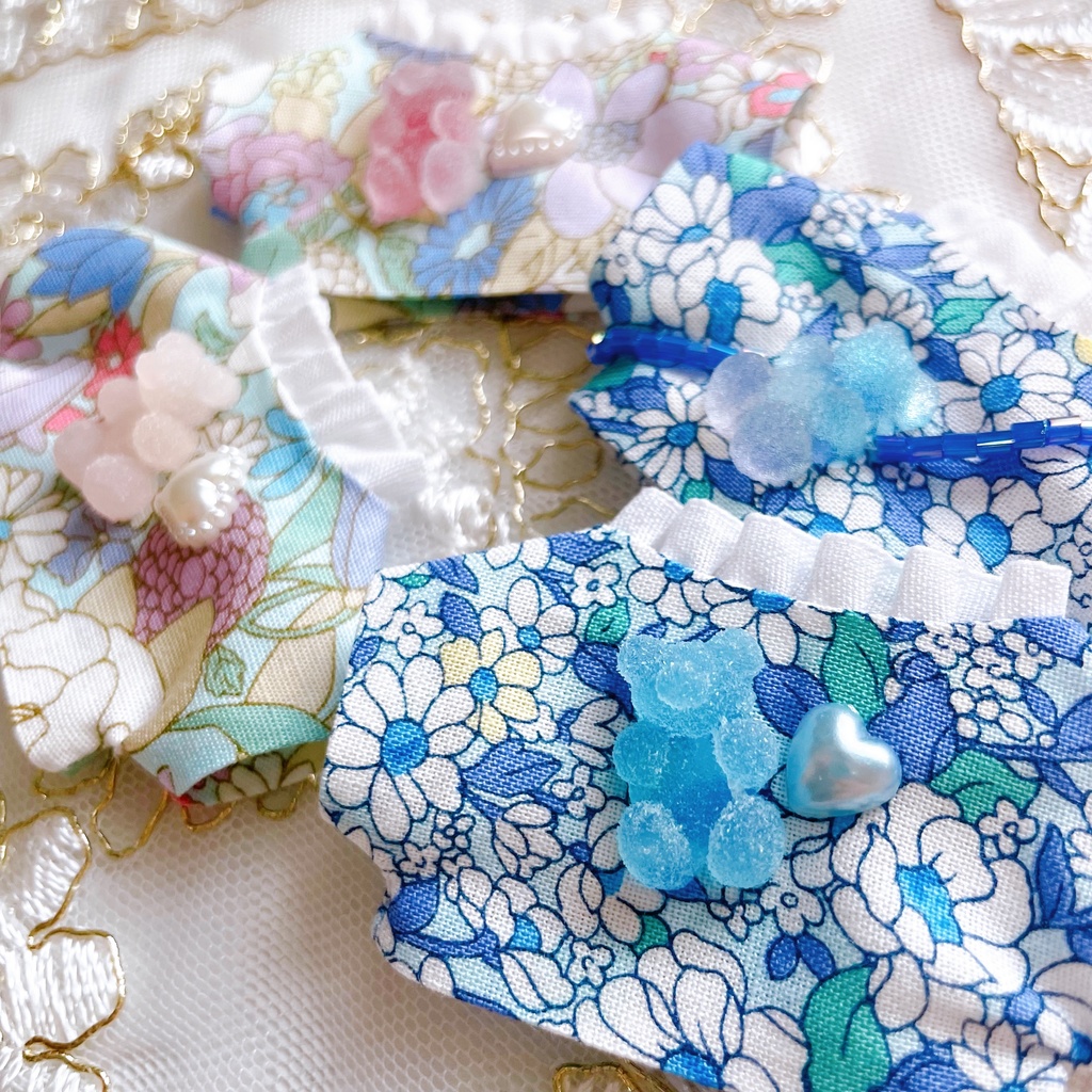 Flower pattern gumi🧸 tops