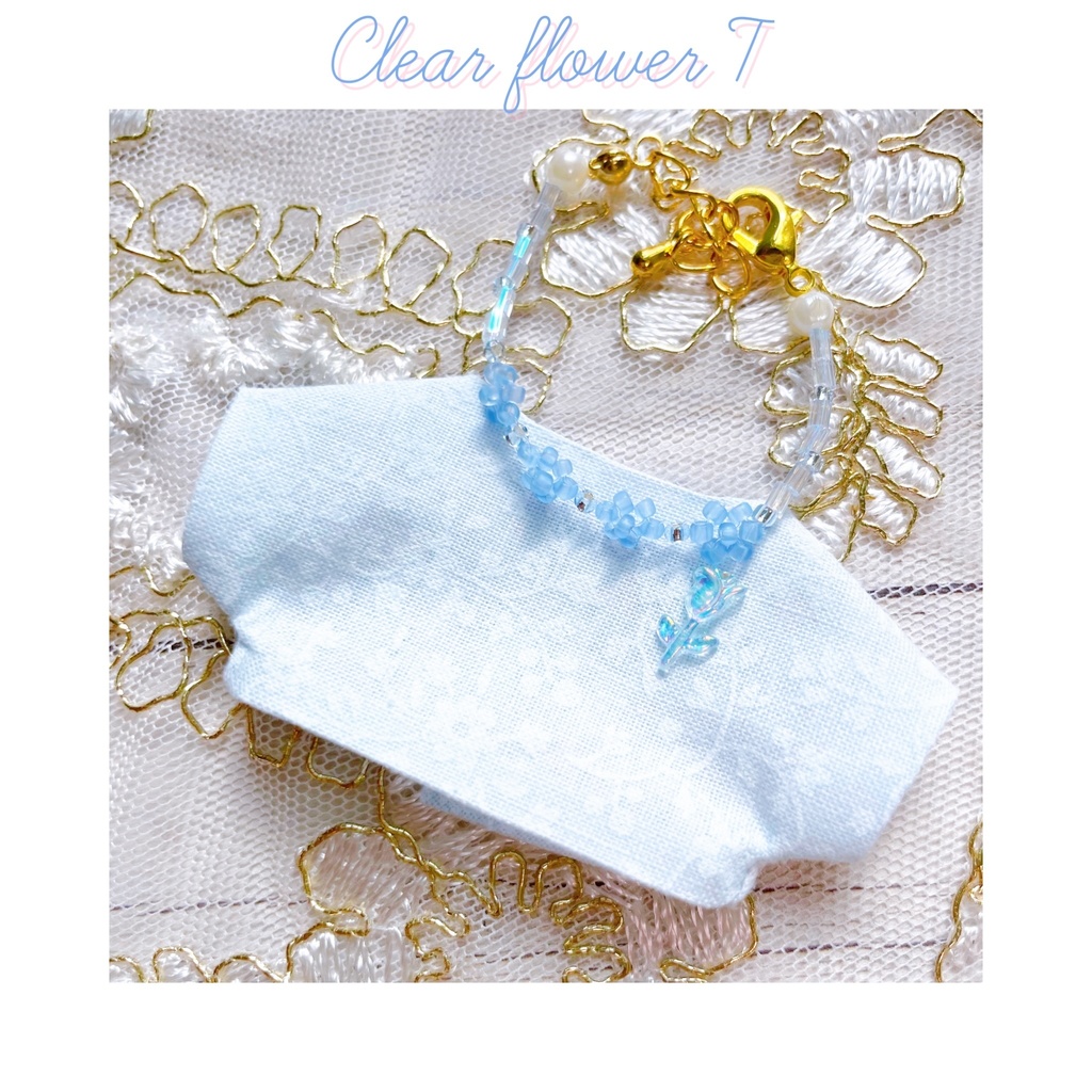 Clear flower T
