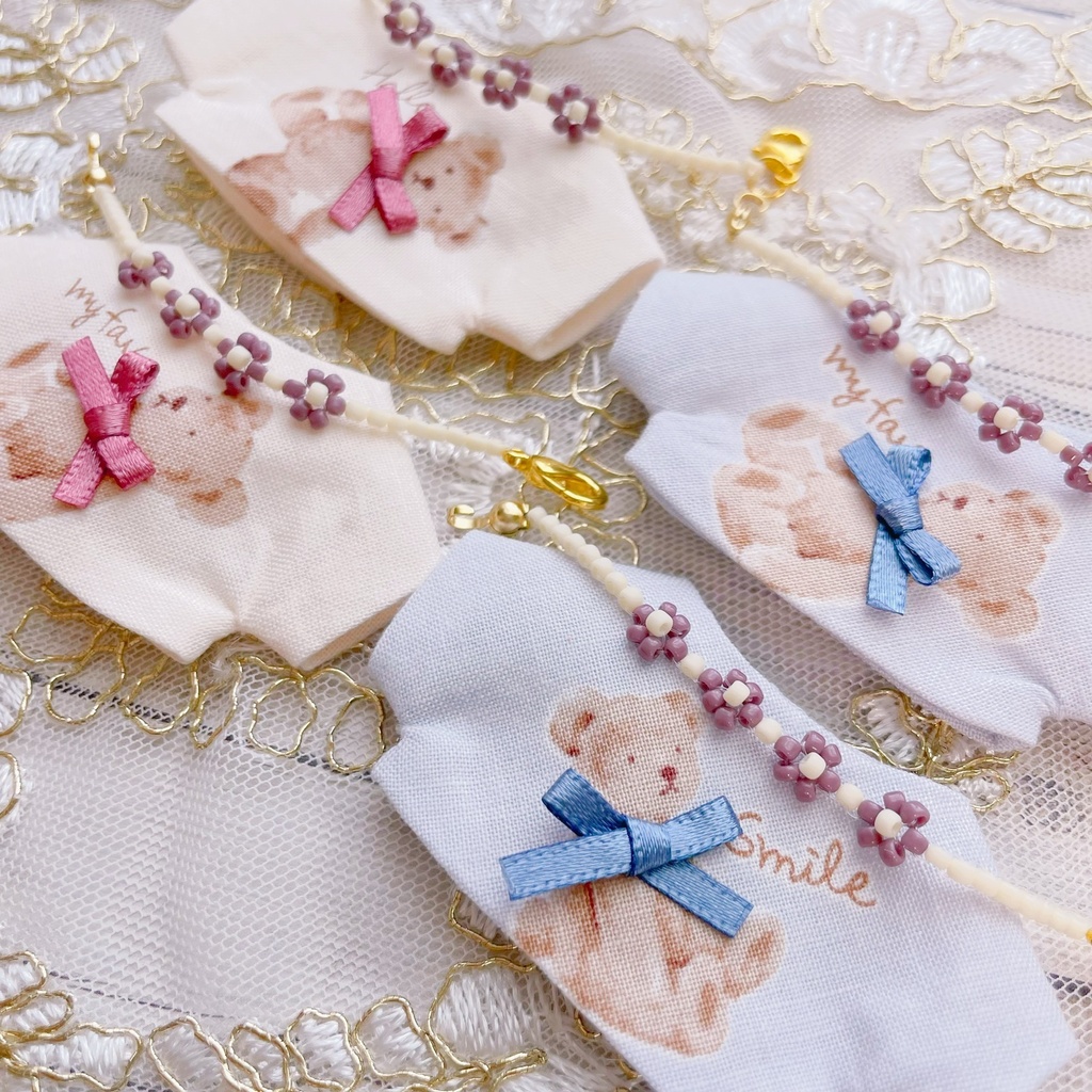 nui#24Baby clothes with bear pattern