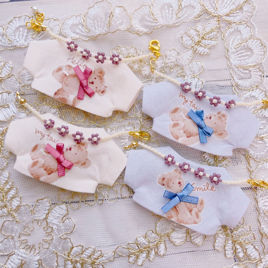 nui#24Baby clothes with bear pattern