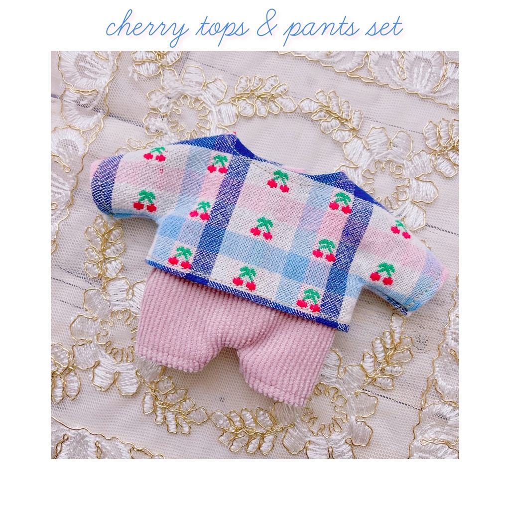 cherry tops & pants set
